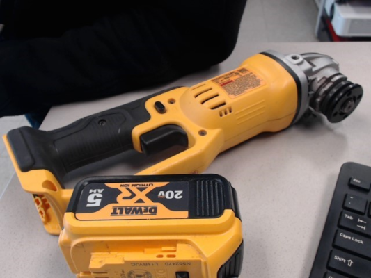 DEWALT DCG412 Grinder with 5AH Battery no charger or acc