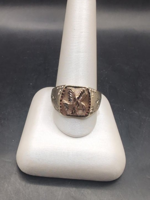 Gent's Gold Ring 10K Yellow Gold 6.64g Size:10.25