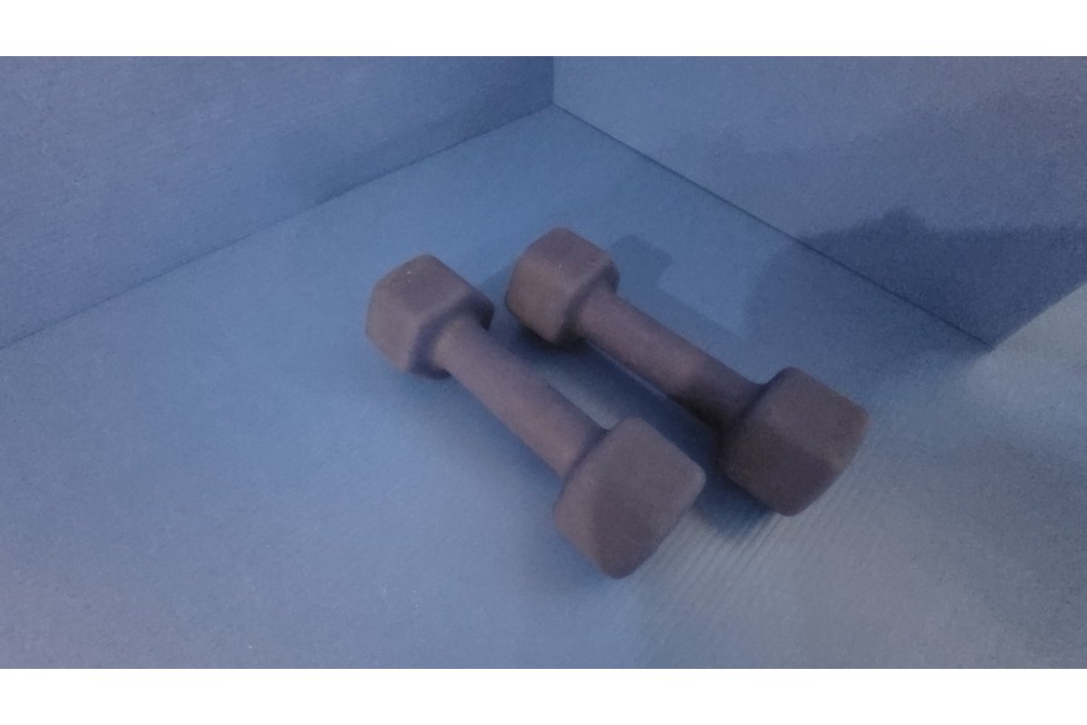 Cap Barbell - Solid Neoprene Dumbbell, 2 x 8-lb