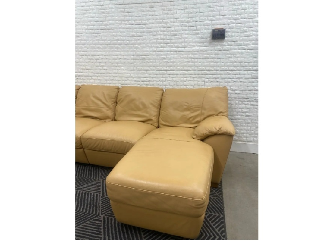 FREE DELIVERY Large Genuine Leather Sectional