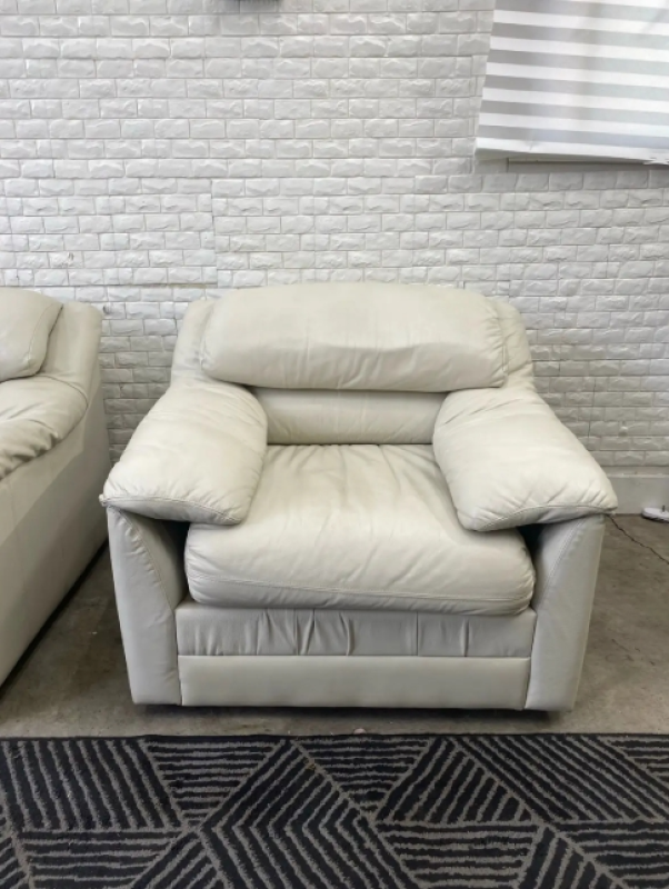 FREE DELIVERY - Genuine Leather Sectional