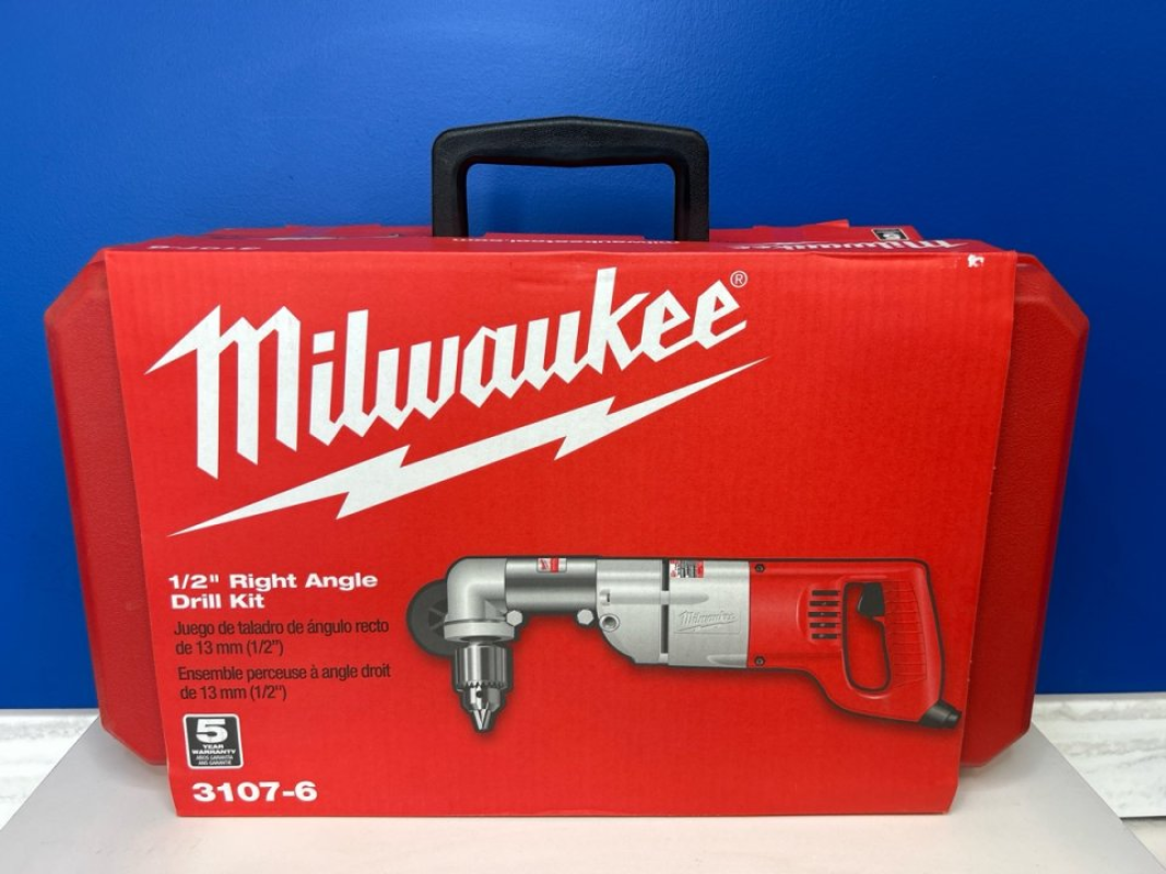 MILWAUKEE 1/2" ANGLE DRILL MODEL: 3107-6