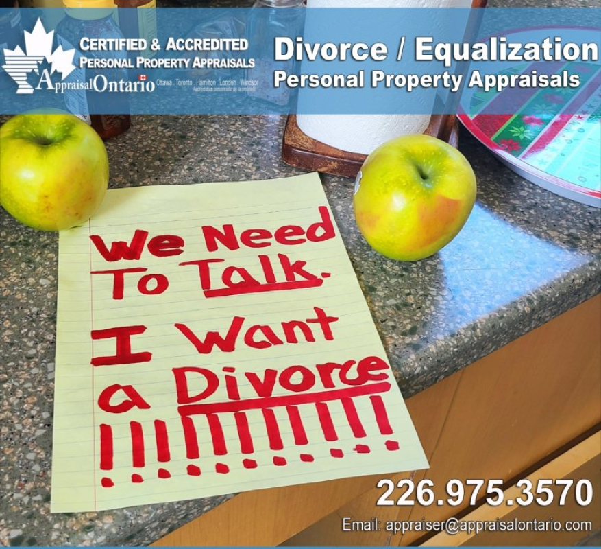 Certified Appraiser, Accredited Personal Property Appraisal Services by AppraisalCanada-LegalEASE