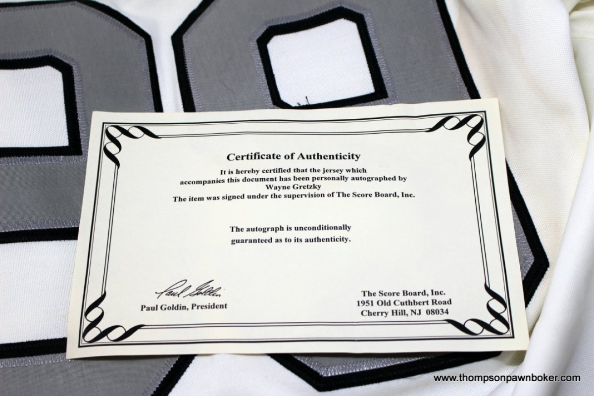 Wayne Gretzky autographed jersey