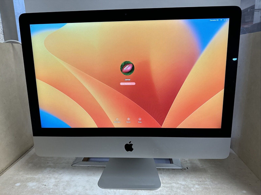 Apple iMac 2017 21.5" Core i5-7360U @ 2.3GHz 8GB DDR4 1TB HDD