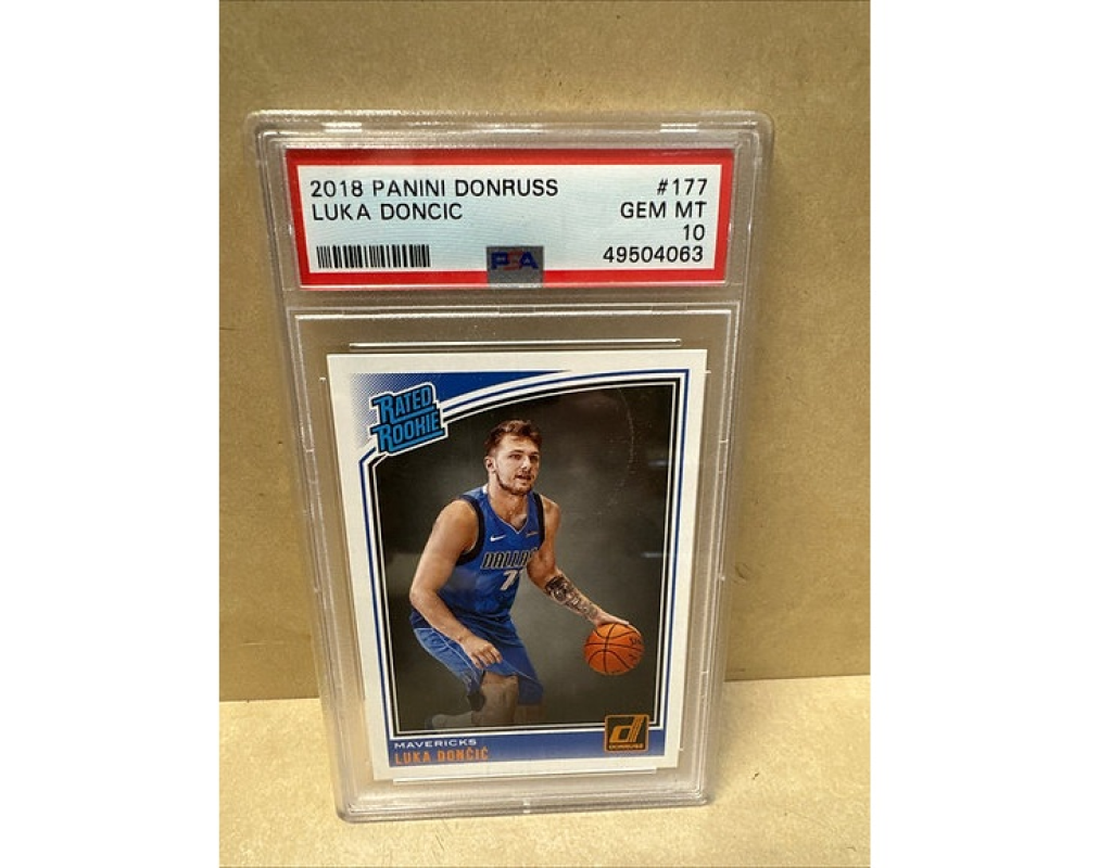 2018 Panini Donruss #177 LUKA DONCIC RC Rookie PSA 10 GEM MINT