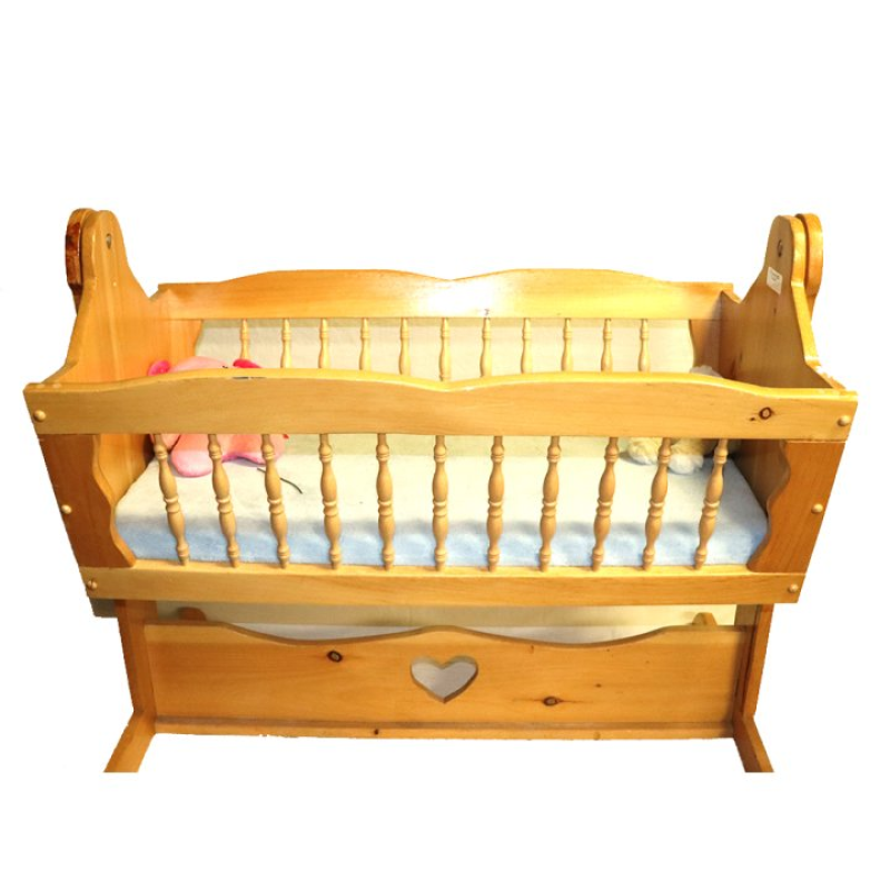 Wooden Cradle Bassinet