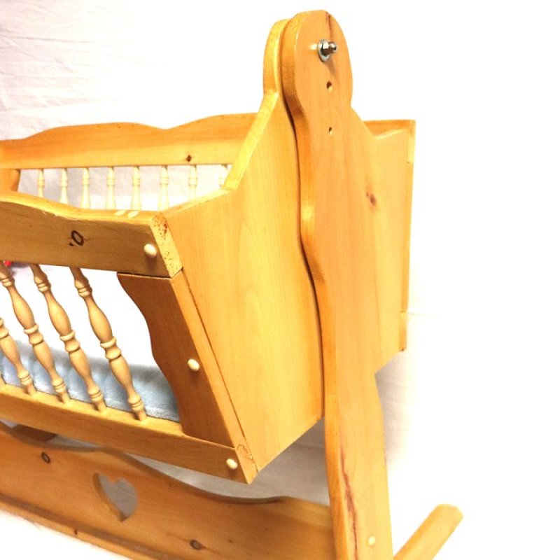 Wooden Cradle Bassinet