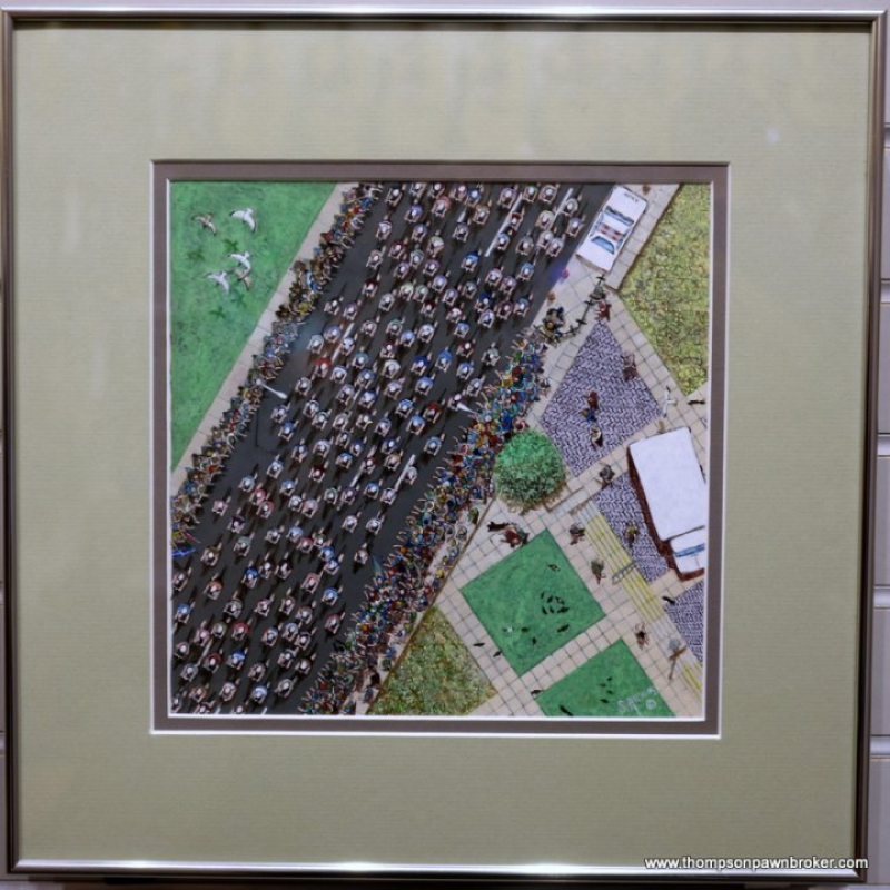 Stephen J. Arthurs Painting “City Hall Plaza”