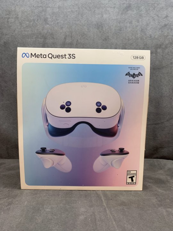 Meta Quest 3S w/ Left, Right Controllers & Charger