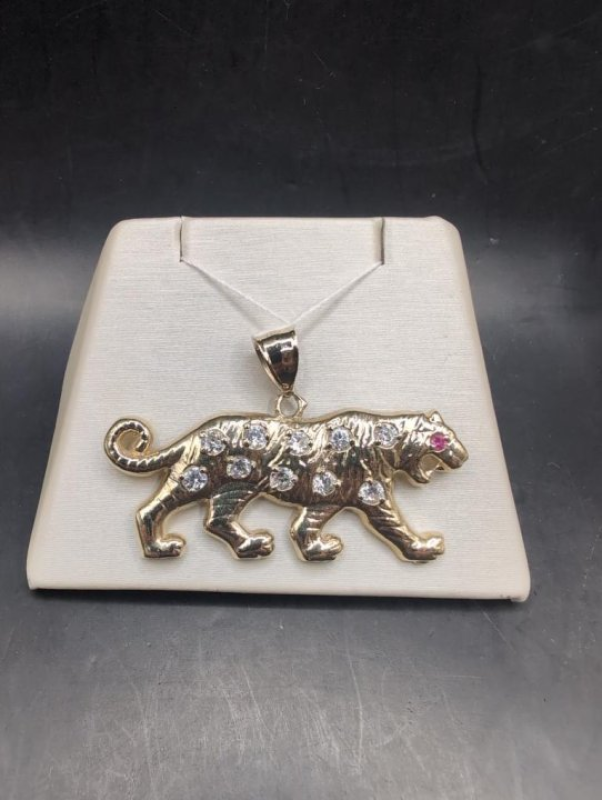 10KYG 4.62G TIGER PENDANT