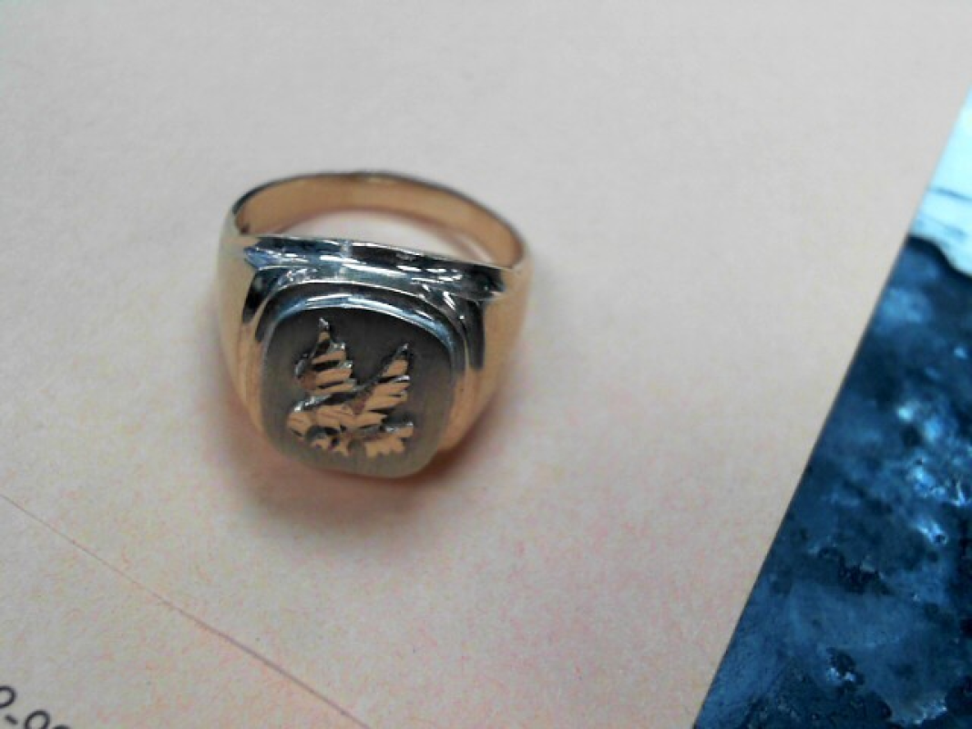 Unisex Gold Ring 10K Yellow Gold 10.75g