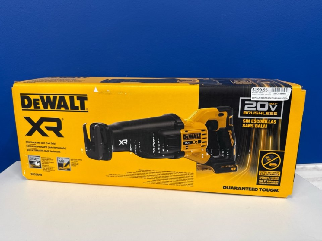 DEWALT RECIPROCATING SAW MODEL: DCS384B