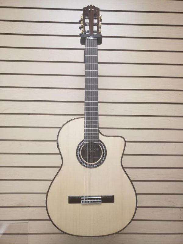 CORDOBA GK PRO NEGRA ACOUSTIC ELECTRIC NYLON STRING FLAMENCO GUITAR