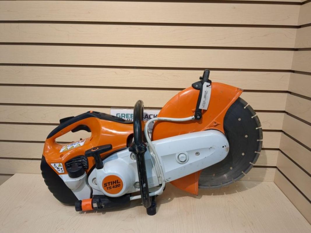 STIHL TS 420 CONCRETE SAW WITH 15" DIAMOND BLADE