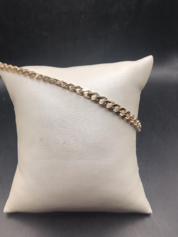 8" Gold Bracelet 10K Rose Gold 8g