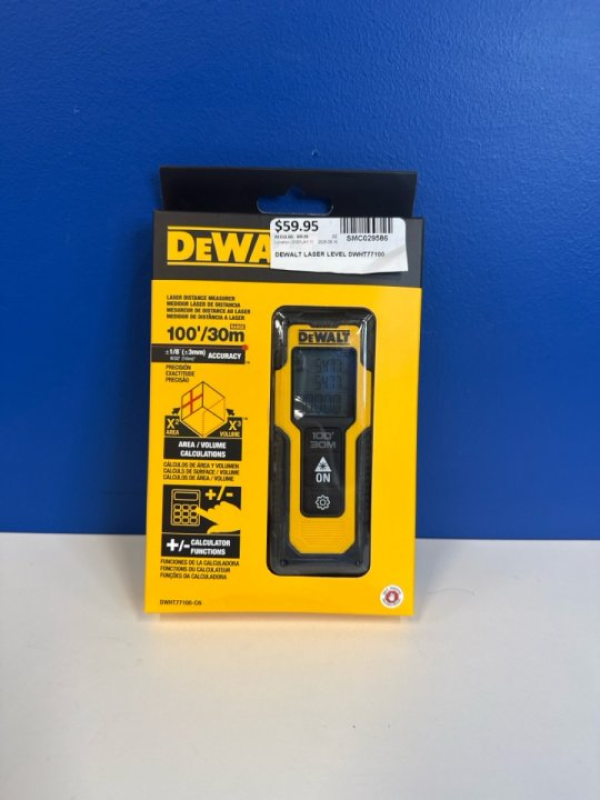 DEWALT LASER LEVEL MODEL: DWHT77100