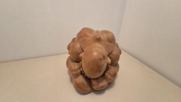 Wooden Praying Monk