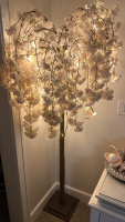 Lighted Faux Weeping Cherry Blossom Tree
