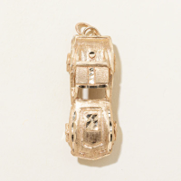 10k Yellow Gold Sports Car Charm