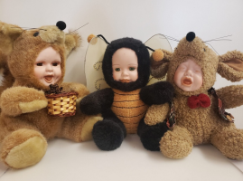 Porcelain Costume Baby Dolls