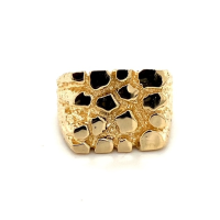 New Custom Nugget Ring