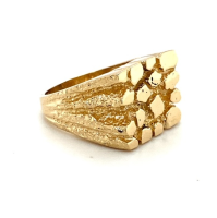 New Custom Nugget Ring