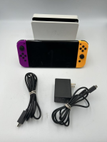NINTENDO SWITCH OLED HANDHELD W/ JOY-CONS, POWER, DOCK, HDMI