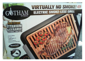 GOTHAM STEEL ELECTRIC SMOKE LESS GRILL