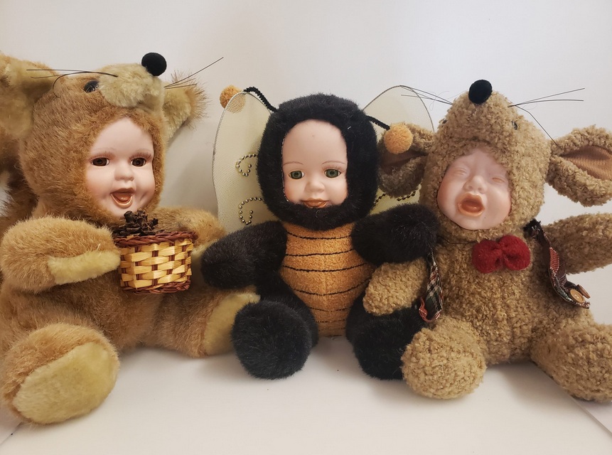Porcelain Costume Baby Dolls in Langley, BC